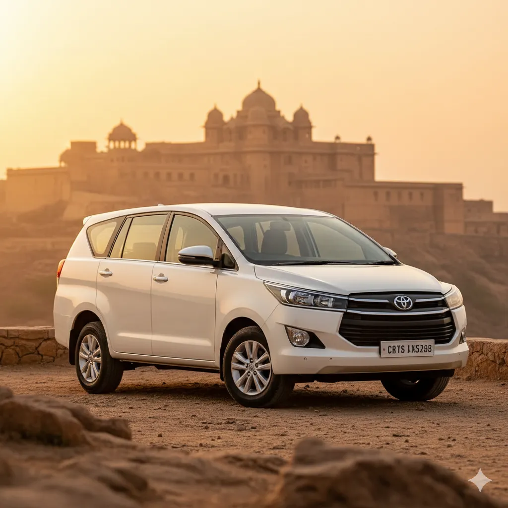 Shiv Tour and Travels 7-seater Toyota Innova Crysta for family trips